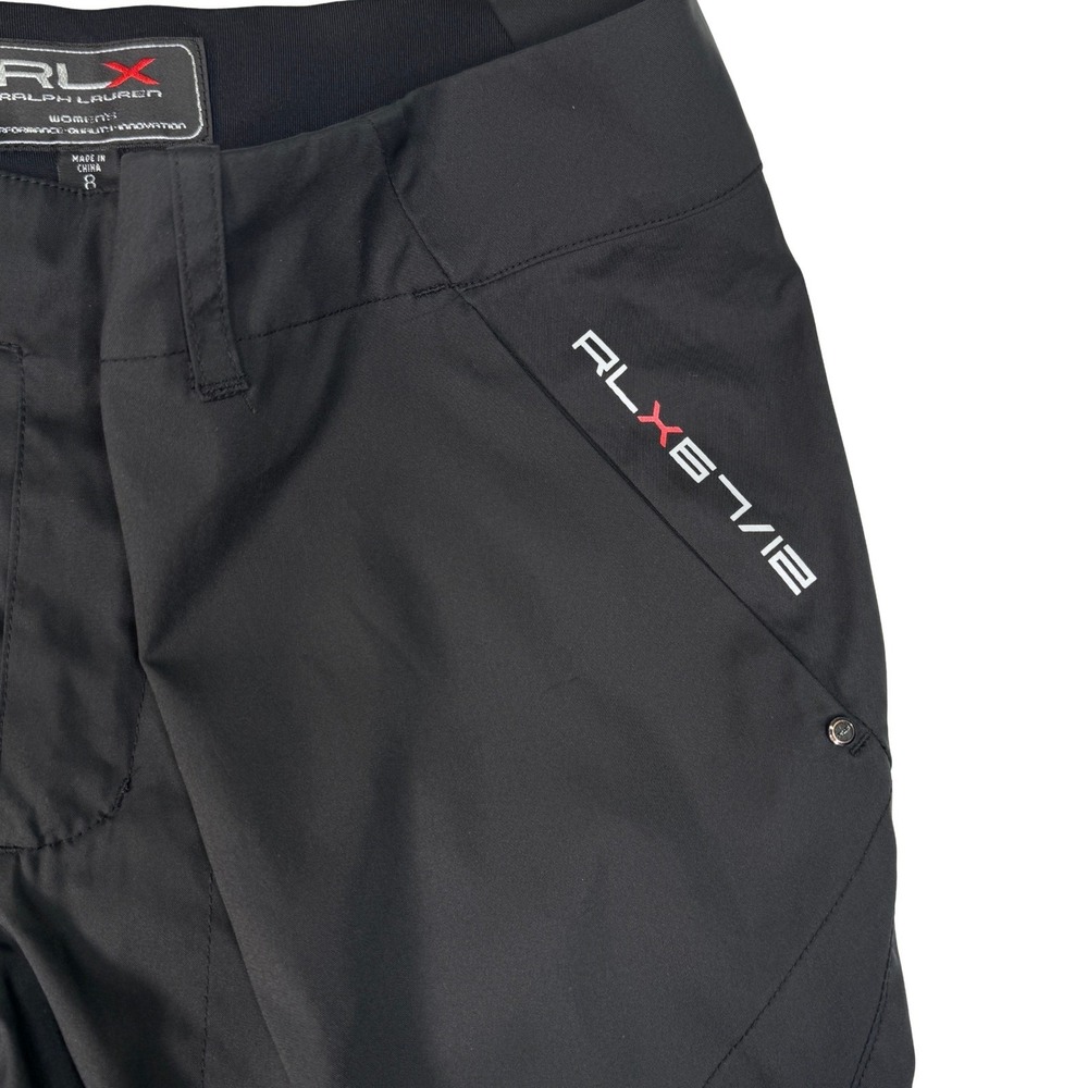 RLX Ralph Lauren Women's Performance Pants Size 8 Black Softshell Ski Outdoor - Picture 8 of 15